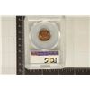 Image 2 : 1945 LINCOLN WHEAT CENT PCGS MS65RD