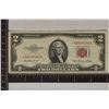 Image 1 : 1953 US $2 RED SEAL STAR NOTE
