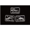 Image 1 : 3-1 GRAM .999 SILVER PF WEAPON THEMED INGOTS