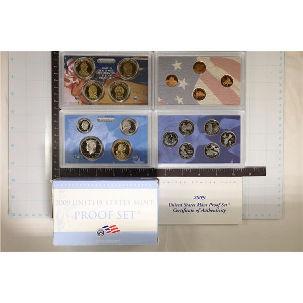 2009 US PROOF SET (WITH BOX) 18 PIECES WITH