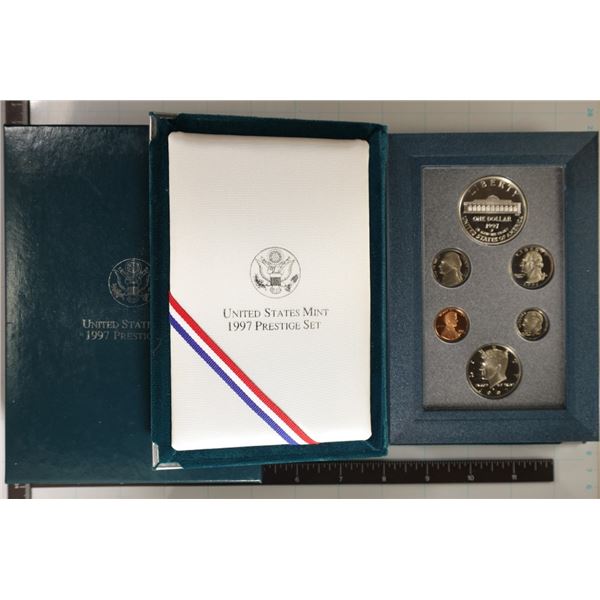 1997 US PRESTIGE PROOF SET WITH BOX AND