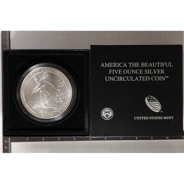 2016-P AMERICA THE BEAUTIFUL 5 OZ. .999 FINE SILV.