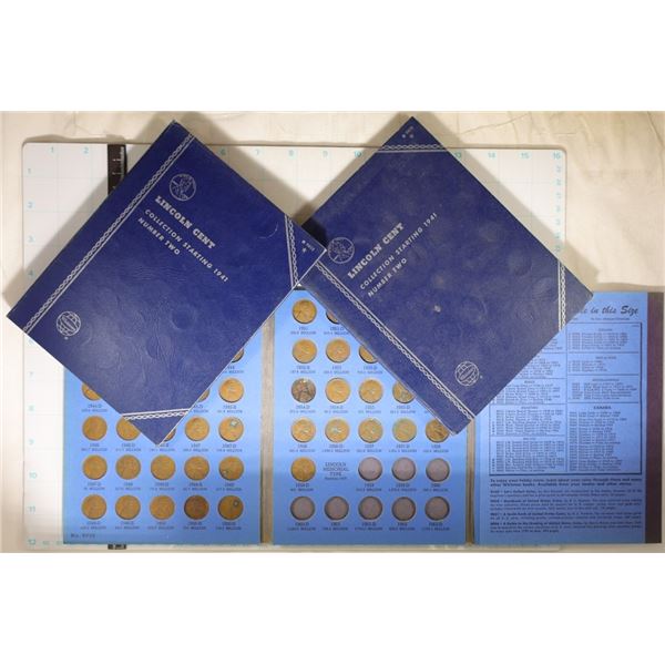 3-WHITMAN LINCOLN CENT ALBUMS #2 STARTING 1941:
