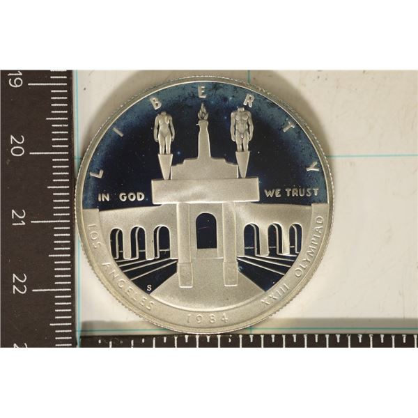 1984-S US PF SILVER LOS ANEGELES OLYMPIAD $