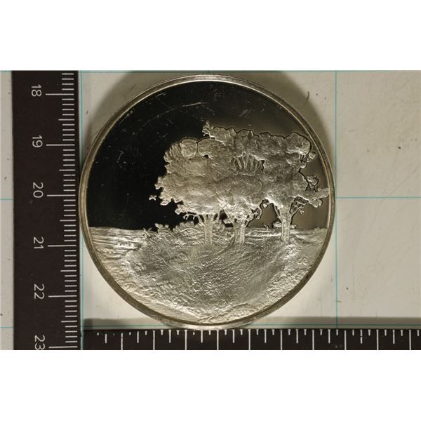 2.34 OZ. PF STERLING SILVER ROUND THE GENIUS OF
