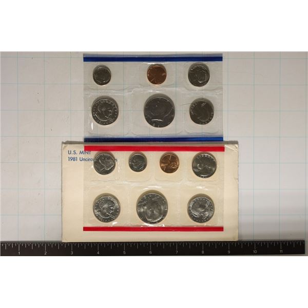 1981 US MINT SET (UNC) P/D/S (WITH ENVELOPE)