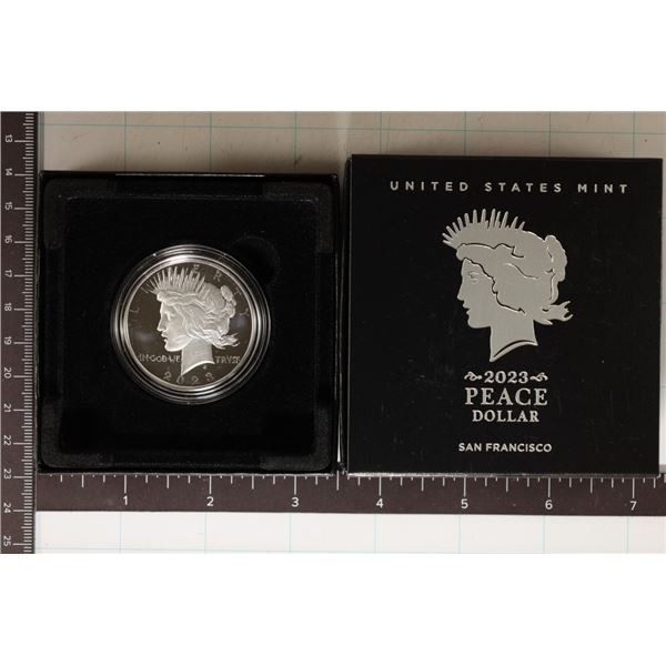 2023-S PEACE SILVER DOLLAR PROOF IN ORIGINAL MINT