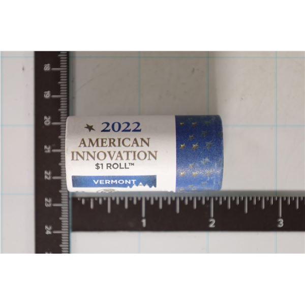 2022-P SOLID DATE $25 ROLL OF AMERICAN INNOVATION