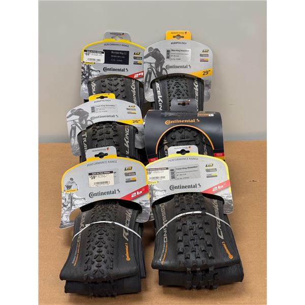 LOT DE 6 PNEUS CONTINENTAL DIVERS