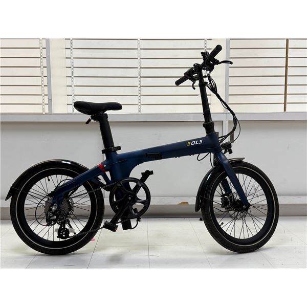 VÉLO ÉLECTRIQUE PLIABLE MORFUNS EOLE X AVEC SUSPENSION ARRIÈRE