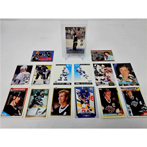 Wayne Gretzky Card Lot – Highlights, Inserts, Kings & Oilers