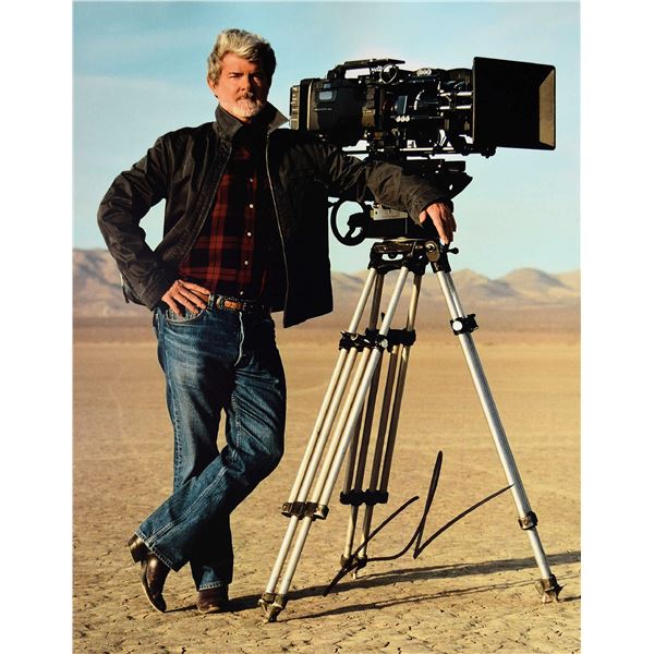 George Lucas signed photo