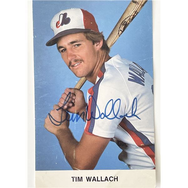 Montreal Expos Tim Wallach signed photo