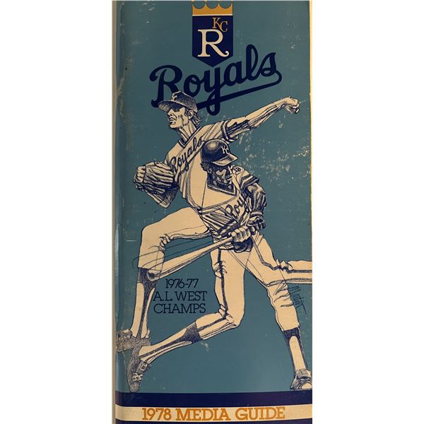 1978 Royals Media guide. 4x9 inches