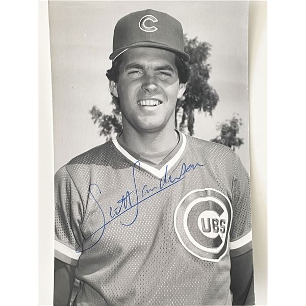 Chicago Cubs Scott Sanderson signed photo