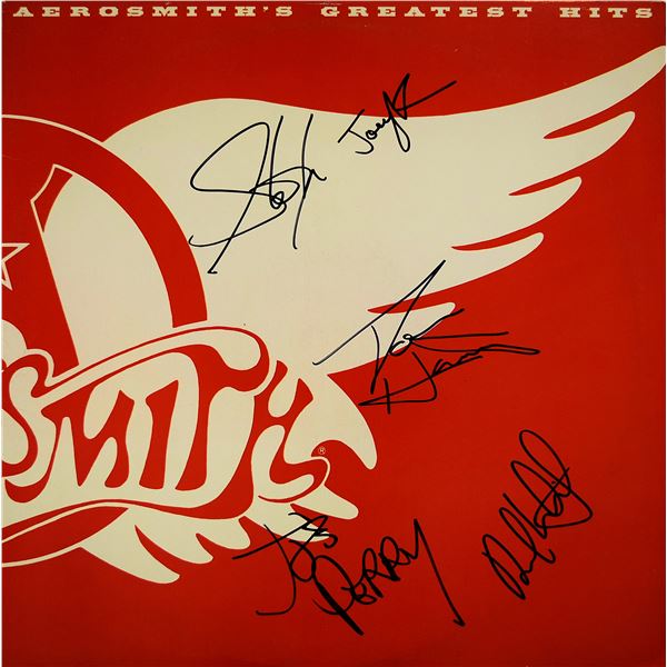 Aerosmith signed Greatest Hits album