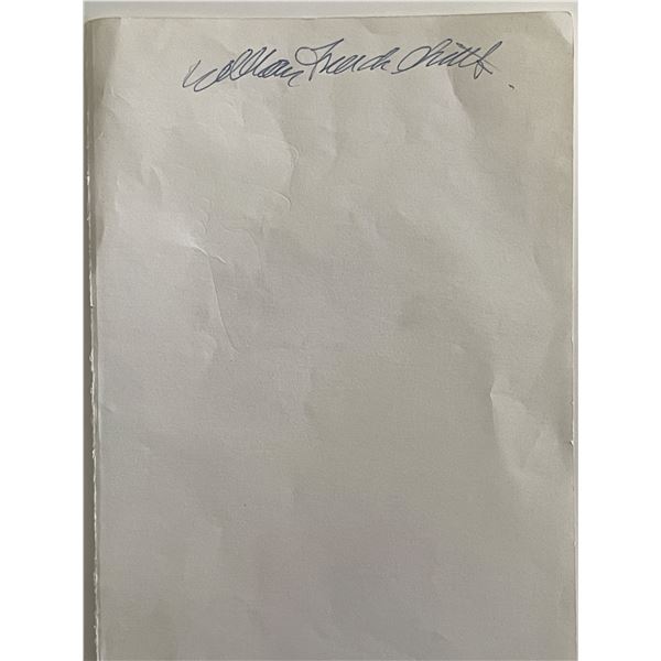 William French Smith original signature