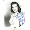 Image 1 : Harvey Peggy Dow Signed Movie Photo