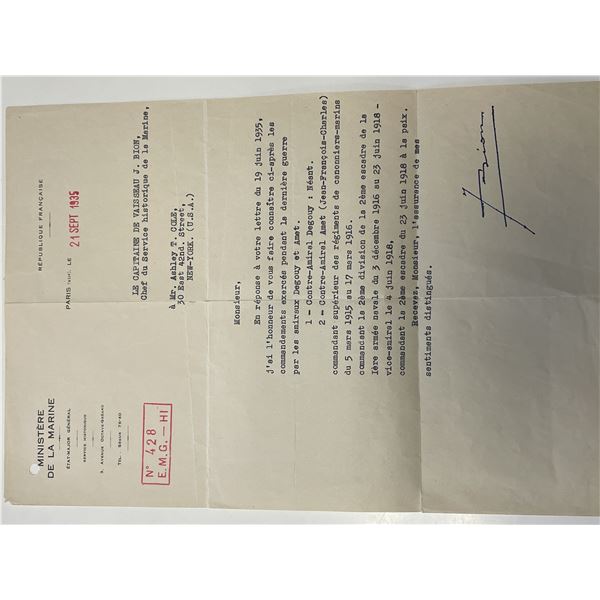 1935 French republic letter