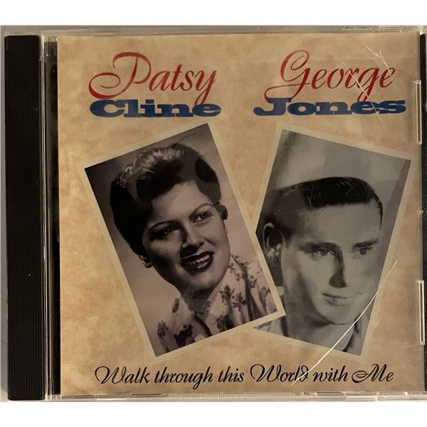 Patsy Cline George Jones Walk Through This World CD. 5x6 inches