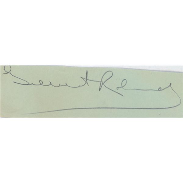 Gilbert Roland signature cut