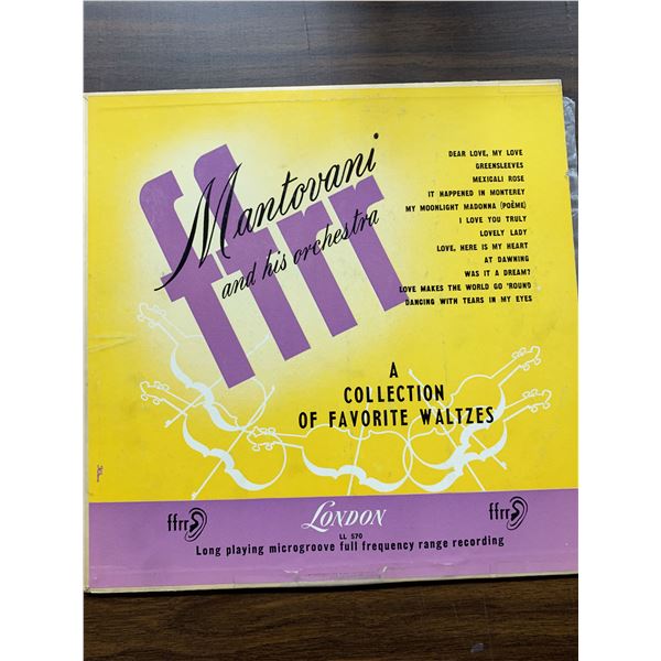 A Collection Of Favorite Waltzes Mantovani And His Orchestra Album