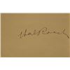 Image 1 : Hal Roach signature slip
