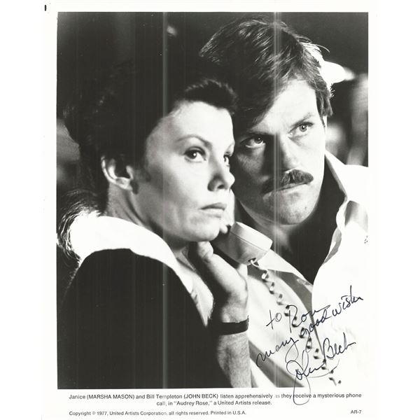 Audrey Rose John Beck Signed Movie Photo
