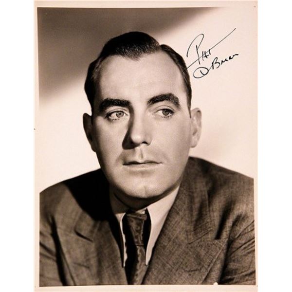 Pat O'Brien signed portrait photo