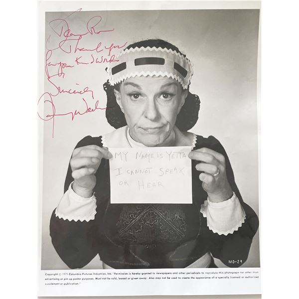 Nancy Walker signed photo
