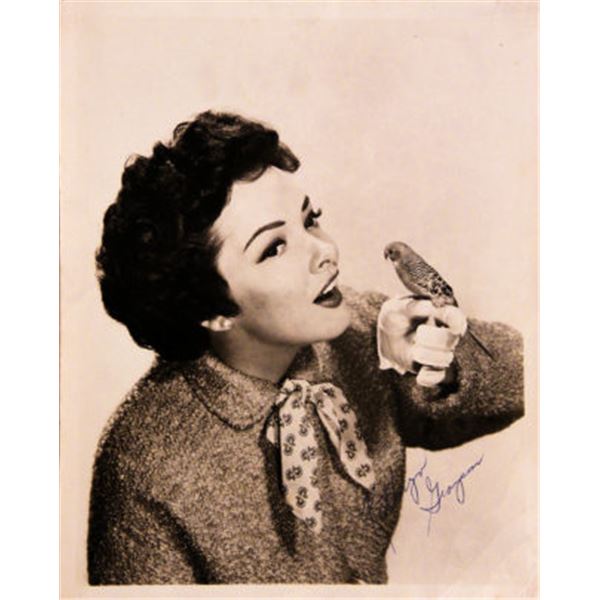Kathryn Grayson signed portrait photo