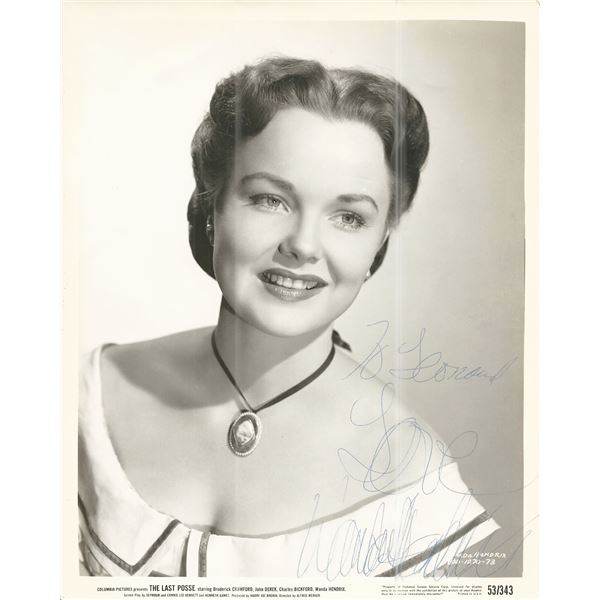 The Last Posse Wanda Hendrix Signed Movie Photo