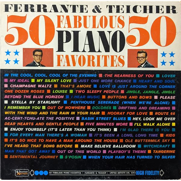 Ferrante And Teicher 50 Fabulous Piano Favorites Album