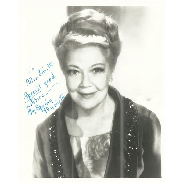Spring Byington Signed Photo