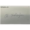 569  Al Gallagher autograph note