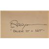 Image 1 : Robert Ripley signature slip