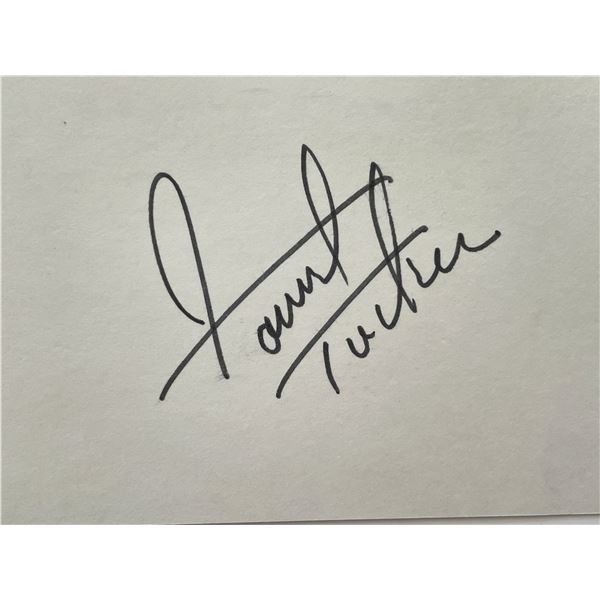 Forrest Tucker original signature cut