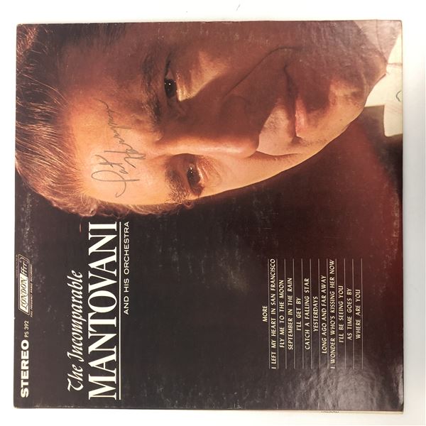 The Incomparable Mantovani and His Orchestra Album
