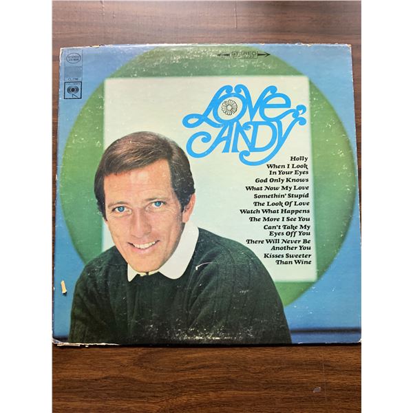 Andy Williams Love, Andy Album