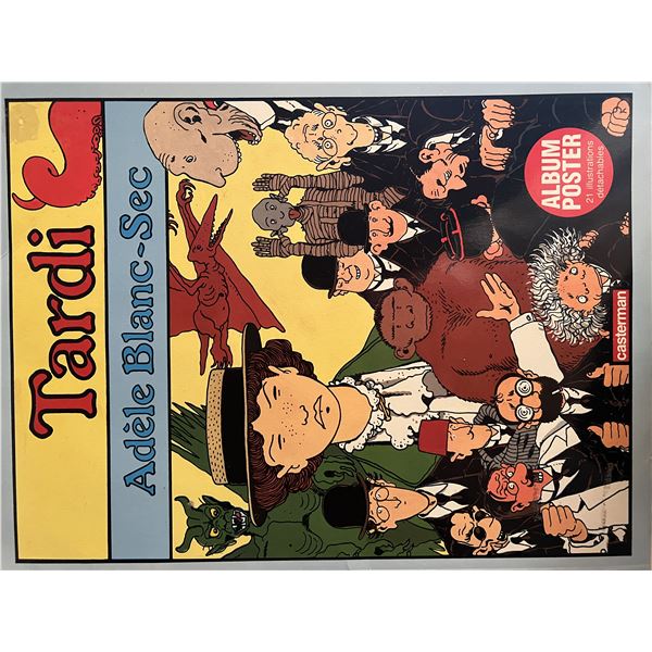 Tardi Adele Blanc-Sec poster book. 12x15 inches