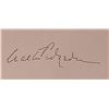 Image 1 : Walter Pidgeon signature slip
