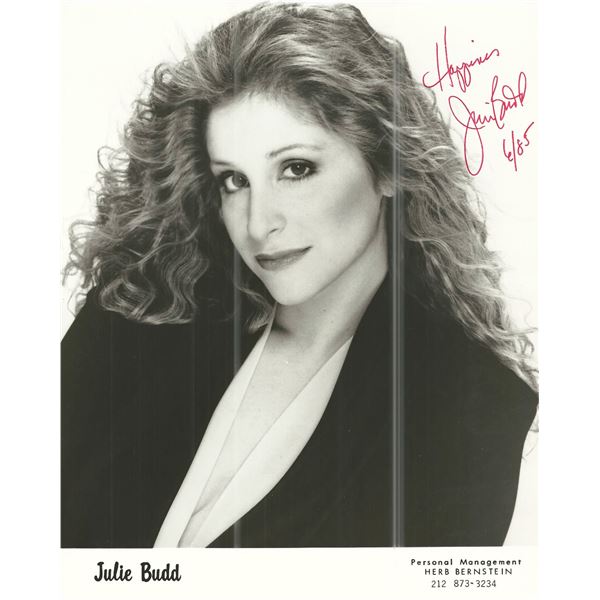 Julie Budd Signed Photo