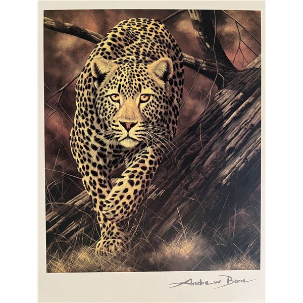 Andrew Bone Silent Stalker art print. 8x7 inches