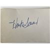 Hank Sauer original signature cut
