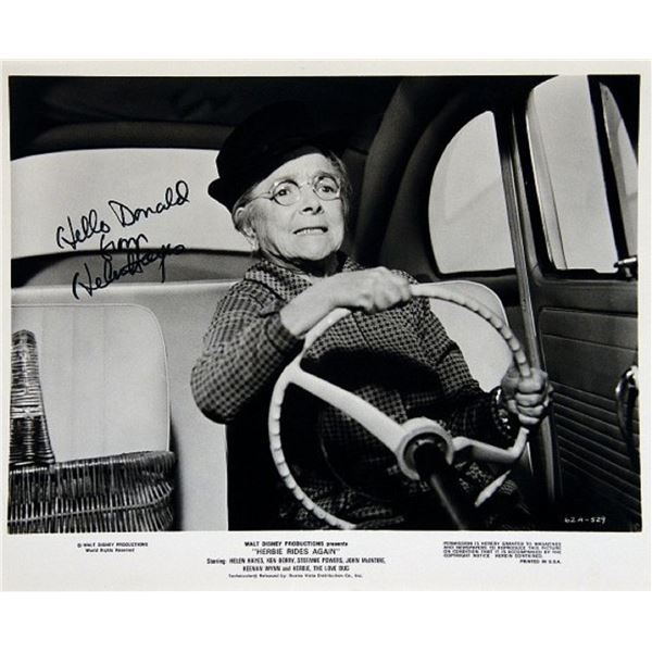 Helen Hayes signed portrait photo