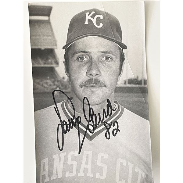 Kansas City Royals Larry Gura signed photo