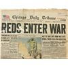 Image 1 : WWII 1945 Chicago Daily Tribune Original Vintage Newspaper