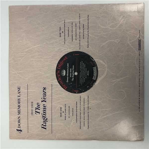 Down Memory Lane The Ragtime Years Album