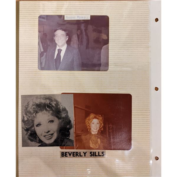 Robert Merrill and Beverly Sills Original Photos
