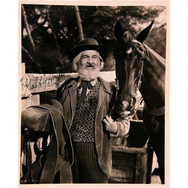 George "Gabby" Hayes signed portrait photo